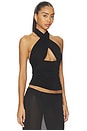 view 2 of 4 The Twist Jersey Top in Black