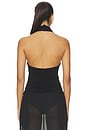 view 3 of 4 The Twist Jersey Top in Black