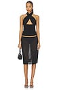 view 4 of 4 The Twist Jersey Top in Black