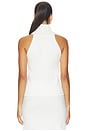 view 4 of 4 Brushed Cashmere Halter Top in Winter White