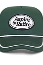 view 3 of 3 Heritage Trucker Hat in Forest & White