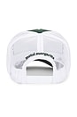 view 3 of 3 Heritage Trucker Hat in Forest & White