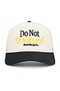 view 1 of 3 Do Not Disturb Snapback in Bone & Black