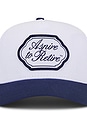 view 3 of 3 Crest Snapback in White & Navy