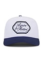 view 2 of 3 Crest Snapback in White & Navy