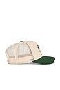 view 3 of 3 Aspire Trucker Hat in Bone & Forest