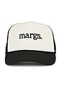 view 1 of 3 Margs. Trucker Hat in Bone & Black