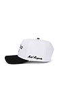 view 3 of 3 Quit Your Job Snapback Hat in White & Black