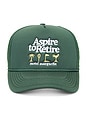 view 1 of 3 Aspire To Retire Trucker Hat in Forest