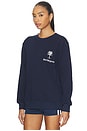 view 3 of 4 Quit Your Job Crewneck Sweatshirt in Navy