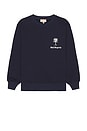 view 4 of 4 Quit Your Job Crewneck Sweatshirt in Navy