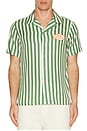 view 4 of 4 Cabana Button Up Shirt in Bone & Forest