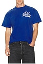 view 3 of 4 Hideaway Tee in Cobalt Blue