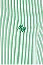 view 4 of 5 Newport Long Sleeve Button Up Shirt in White & Forest