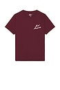 view 4 of 4 T-SHIRT in Merlot