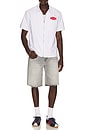view 4 of 5 Descanso Zip Up Shirt in White & Black