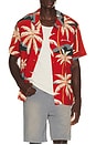 view 1 of 5 Island Shirt in Crimson & Sand