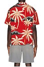 view 2 of 5 Island Shirt in Crimson & Sand