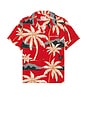 view 5 of 5 Island Shirt in Crimson & Sand
