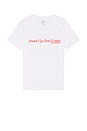 view 5 of 4 Drunk Cigs Tee in White