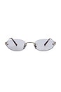 view 1 of 4 Round Sunglasses in Silver