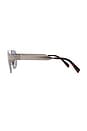 view 4 of 3 Rectangle Sunglasses in Silver