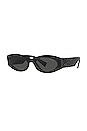 view 2 of 3 Oval in Matte Black & Dark Grey