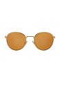 view 1 of 3 Round Sunglasses in Gold