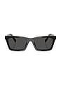 view 1 of 3 Rectangle Sunglasses in Black