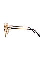 view 3 of 3 Shield Sunglasses in Gold