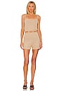 view 1 of 4 Halie Romper in Beige