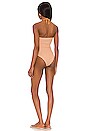 view 3 of 4 Athena One Piece in Orange & Beige