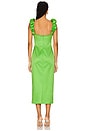 view 3 of 4 Sleeveless Midi Dress in Green