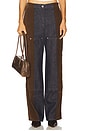 view 1 of 6 Mid Rise Straight Leg Jeans in Multi