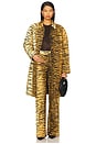 view 5 of 6 Tiger Stripes Trousers in Multi Brown