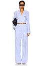 view 5 of 6 Striped Pant in Multi Light Blue