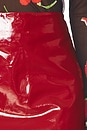 view 6 of 6 Leather Mini Skirt in Red