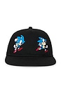 view 1 of 4 x Sonic Run 5 Panel Hat in Black