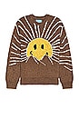 view 1 of 3 Smiley Sunrise Sweater in Acorn
