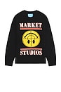 view 1 of 3 Smiley Focus Sweater in Black