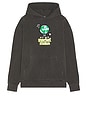view 2 of 3 World Peace Hoodie in Washed Black