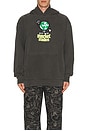 view 3 of 3 World Peace Hoodie in Washed Black