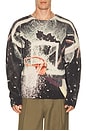 view 1 of 5 Break The Backboard Printed Sweater in Multi