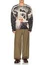 view 4 of 5 Break The Backboard Printed Sweater in Multi