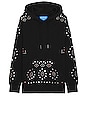 view 1 of 4 Studded Hoodie in Black