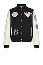 view 1 of 5 1990 Varsity Jacket in Multi