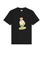 view 4 of 4 Stand For Peace Bear T-Shirt in Jet Black