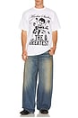view 4 of 4 x Muhammad Ali The Greatest T-Shirt in White