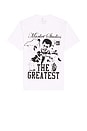 view 5 of 4 x Muhammad Ali The Greatest T-Shirt in White