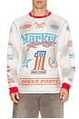 view 1 of 5 Speed Part Thermal Long Sleeve Tee in White